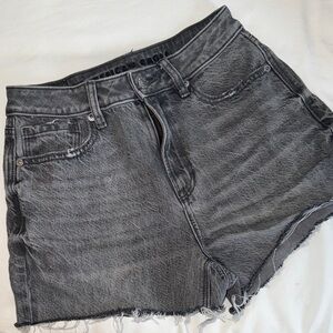 American Eagle Outfitters Dark Gray Jean Shorts